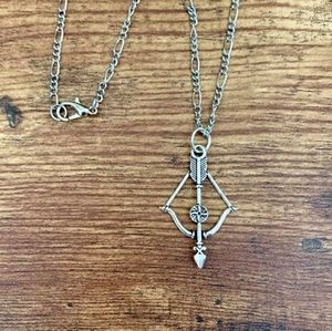 Bow and arrow necklace